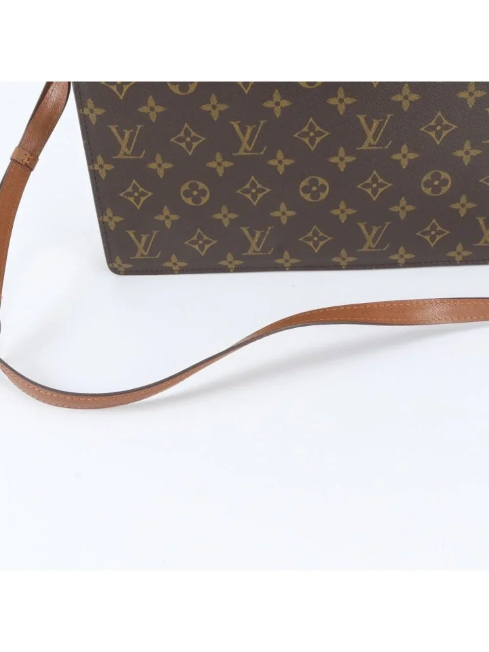 Louis Vuitton Monogram Courcel Leather Shoulder Bag Crossbody